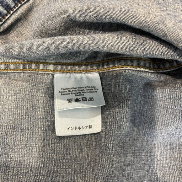 Eddie Bauer Medium Wash Stretch Denim Jacket Size XXL Plus Size - Picture 5 of 5